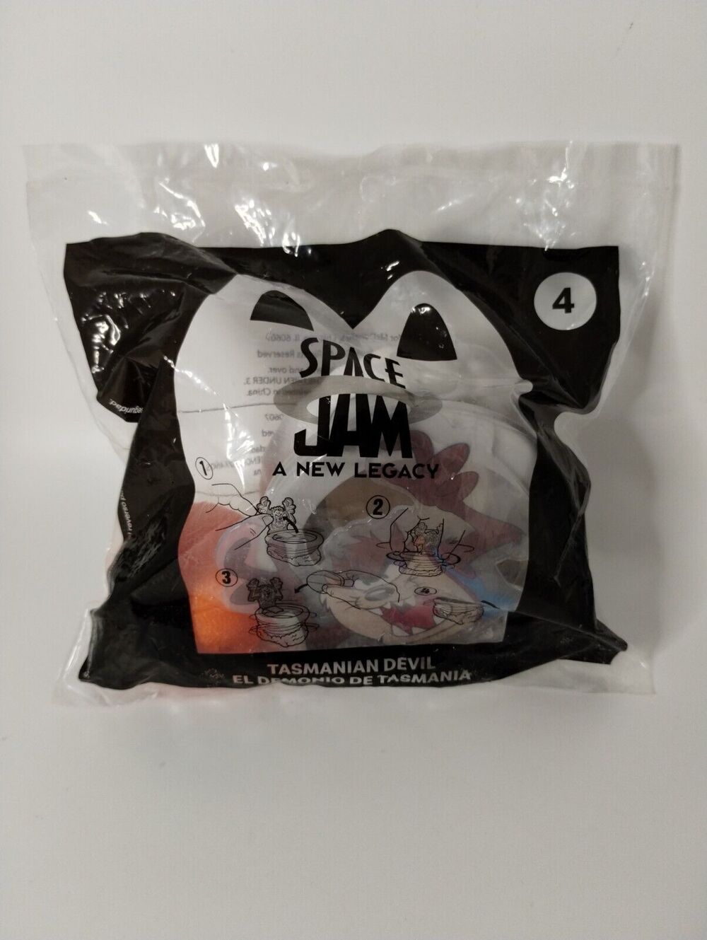 2021 McDonalds Happy Meal Toys Space Jam A New Legacy #4 Taz Tasmanian Devil